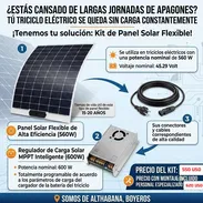 Vendo kit de panel solares para triciclos - Img 56305356