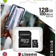 Microsd Kingston Clase 10  128gb Nuevas Selladas Whatsapp +1 786 309 2243   12$ - Img 38727177