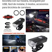 Juego de luces delanteras y traseras para bicicleta - Img 49341692