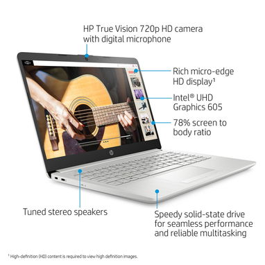 LAPTOP 🎁NUEVA🎁📦CAJA, HP (14-cf2033wm), 14" HD IPS, Intel Pentium Silver N5030, 4GB RAM, 128GB SSD - Img 126387691