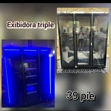 EXIBIDORAS SIMPLES DOBLES Y TRIPLES DE 25 Y 39 PIES CÚBICOS NUEVAS EN SU CAJA - Img 73109258