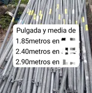 Tubos galvanizados de pulgada y media - Img 50585196