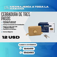 📌 CERRADURA DE TRES PASOS 💰 Precio: 12 USD - Img 55618573