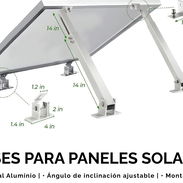 Accesorios para paneles solares soporte / conectores/ cables contáctenos 52493172 - Img 56928885