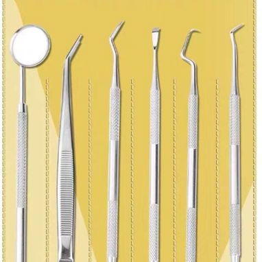 Kit Dental Profesional de Acero Inoxidable 6 en 1 | Limpieza Bucal, Sarro, Higiene Oral. Llamar o escribir al 56711427 - 2/5