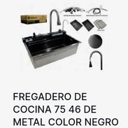Fregadero inteligente de metal,color negro - Img 57712797