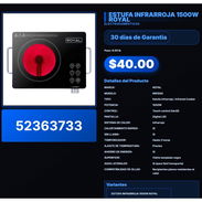 ESTUFA INFRARROJA 1500W ROYAL . - Img 57509027