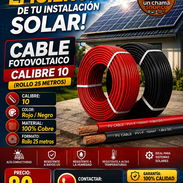 ☀️ AWG 10 ☀️ CABLE FOTOVOLTAICO CALIBRE 10 - ROLLOS 25 M ( NEGRO / ROJO ) . MENSAJERIA CON FACTURA. 📲 54833699 - Img 56825785