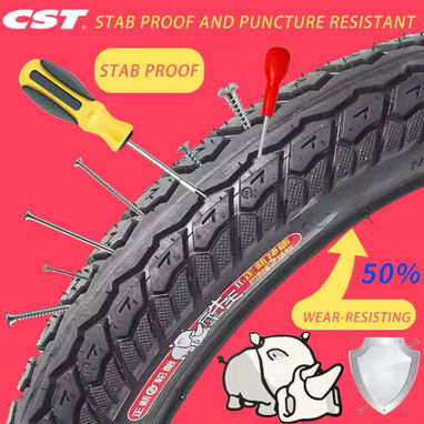 Goma para su moto 16x3.0 anti pinchazos, anti deslizante y balanceada como está establecido!! - Img 76629893