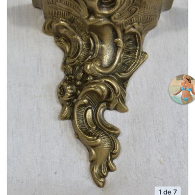 Mensulas de bronce estilo Luis XV. - Img 123115130