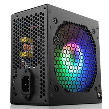 ⚡ FUENTE DE PODER AIGO AK 600W RGB Silenciosa ⚡🌐 79.99 USD - 3/6