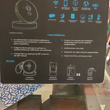Cámara ip marca ADVANCED HOME con alarma - Img 111005308