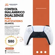 Control Inalámbrico DualSense para PlayStation 5 (Blanco) | videojuegoshabana.com - Img 55467300