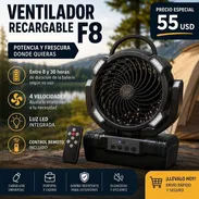 Ventilador Recargable F8 🔖 Marca registrada:  F8-B20000 - Img 56043872