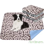 Almohadillas para orina para perros, reutilizables, lavables, paquete de 4 almohadillas impermeables para entrenamiento - Img 45769967