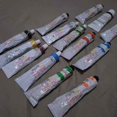 Tubos de Pintura Acrílica (Acrílico) artística profesional, marca ArtiSur, de 50mL, totalmente nuevos. Tengo 14 en venta - 2/7