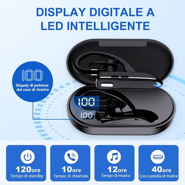 🦻​ AUDIFONOS MANOS LIBRES 🦻​ PARA CHOFER O TRABAJO 🦻​ ESTUCHE DE CARGA 🦻​ BLUETOOTH 5.1 🦻​ 5.887.2360 - Img 103646906