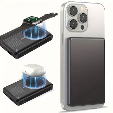 POWER BANK MAGNETICO | POWERBANK 5000MAH | MAGSAFE | BATERIA EXTERNA | CARGADOR INALAMBRICO | CARGADOR PORTATIL | USB C - Img 123261806