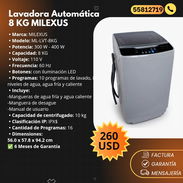Lavadora automática 8 Kg milexus - Img 55963428