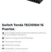 ⭐ Switch Tenda TEG1016M (16 Puertos) - Img 56543634