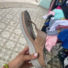 Sandalias cómodas de mujer cocidas originales número 37 - 2/2