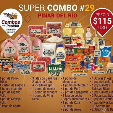 Excelentes combos de comida calidad garantizada👌🏻 - 5/10