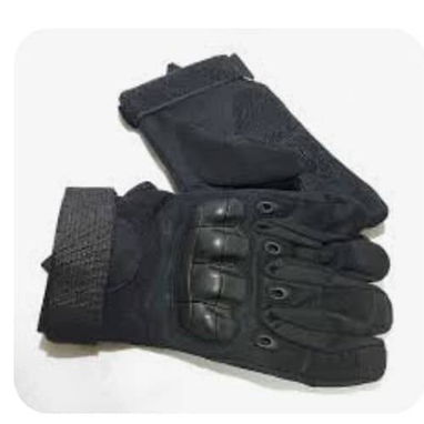 Guantes reforzados negros talla L y XL - 2/3