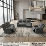 Juego de sala 3+2+1 reclinables 🌻 - Img 55513384