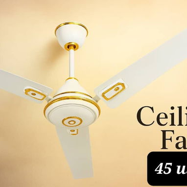 Ventilador de techo de 56 pulgadas Blancos y Carmelita - Img 118854275