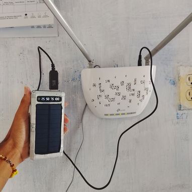 Cable para conectar el módem wifi al power bank 5V/9V/12V - 2/2
