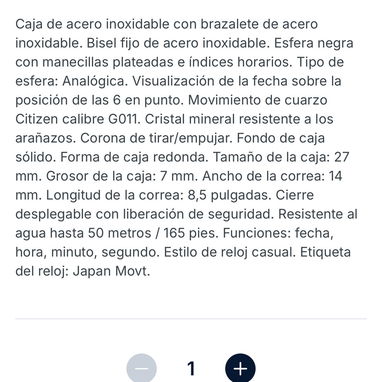 Reloj Citizen Corso de Cuarzo para Dama - 2/2