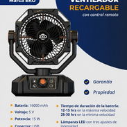VENTILADOR RECARGABLE - Img 55554015