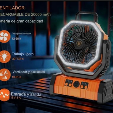 Ventilador recargable - Img 120565958