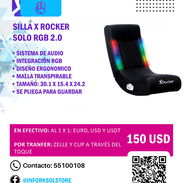 🎮 ¡Juega con Estilo! Silla X Rocker Solo RGB 2.0 | 150USD | Con Speakers - Img 51420737