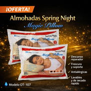 💤✨ SET DE 2 ALMOHADAS SPRING NIGHT MAGIC – HIPOALERGÉNICAS, SOPORTE CERVICAL – 16 USD - Img 55917984