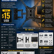 SOPORTE DE TV 14"-55", ENTREGA DE FACTURA PARA SU GARANTÍA. VARIEDAD DE ARTÍCULOS PARA SU TV, TODOS NUEVOS EN CAJA - Img 57228992