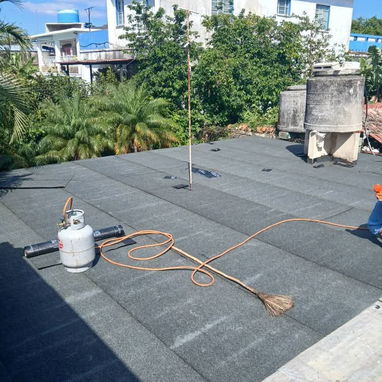 Montaje de mantas asfálticas granuladas - 4/9