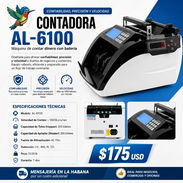 Contadora de dinero con bateria. Maquina de contar dinero. - Img 56451314