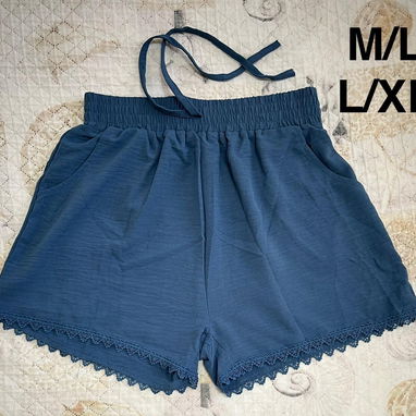 Shorts de tela de mujer - Img 98857956