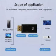 Adaptador DisplayPort a HDMI 4K – Conexión de Video Unidireccional - Img 51406737