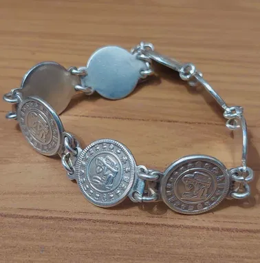 Cambio  Manilla de plata Unisex..Calendario Maya 5 3265497 - Img 60231776