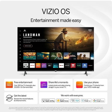 TV Onn Vizio 43"FHD Smart TV - Img 114172083