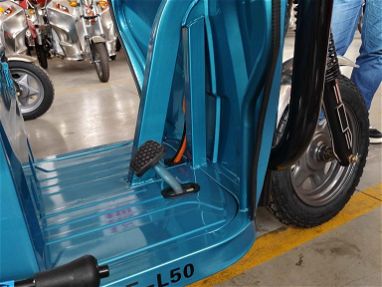 Triciclos eléctricos de carga con extensor de rango y toldo - Img 65967997