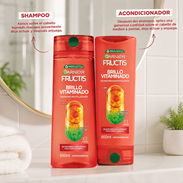 Juego de shampoo y acondicionador Garnier Frutis. Brillo vitaminado, 650 ML - Img 58080167