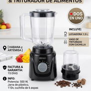 LICUADORA CON TRITURADOR DE ALIMENTOS 1.5L ROYAL - Img 57026360