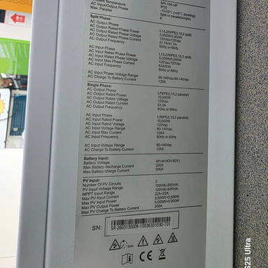 ⚡ Inversores Híbridos Zenegeok 10KW y 6.2KW ✅ 110V/220V - 4/4