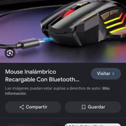 Mouse gamer rgb inalámbrico de alta calidad con 7 botones incluído botón de fuego rapido.Con batería de litio de alta du - Img 45702324