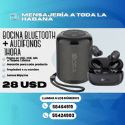 🔊Bocina 1Hora Portable Bluetooth Speaker + Audífonos 1Hora AUT212 💲 28$🎧🔋 - Img 55227656