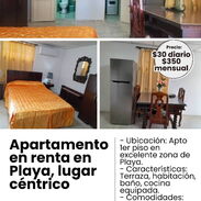 Apartamento en renta en Playa - Img 45469490