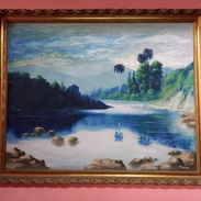 Vendo Cuadro de Oleo sobre lienzo de 75 x 93 cm. $ 100.00 USD - Img 57821570